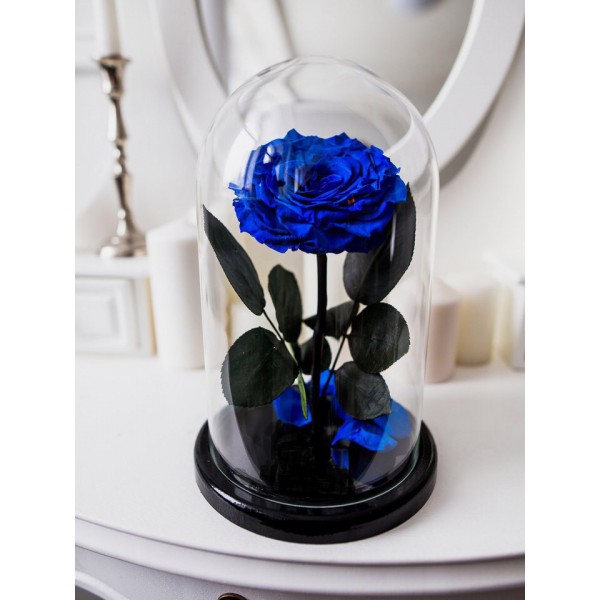 Роза в колбе Royal blue