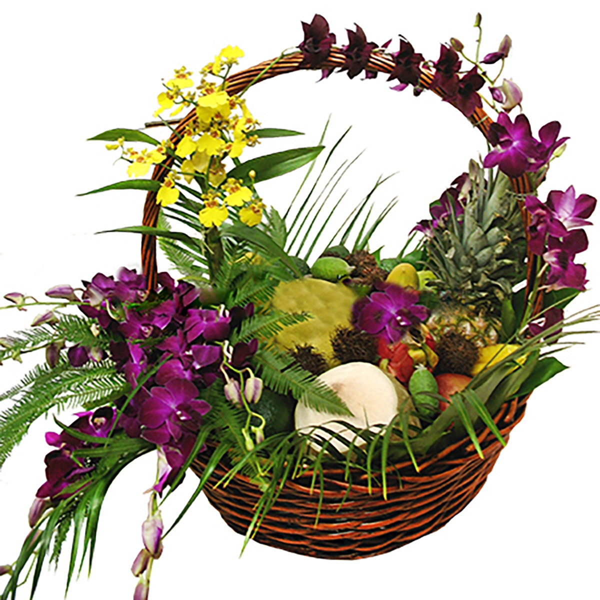 Корзина с фруктами "Экзотический рай"