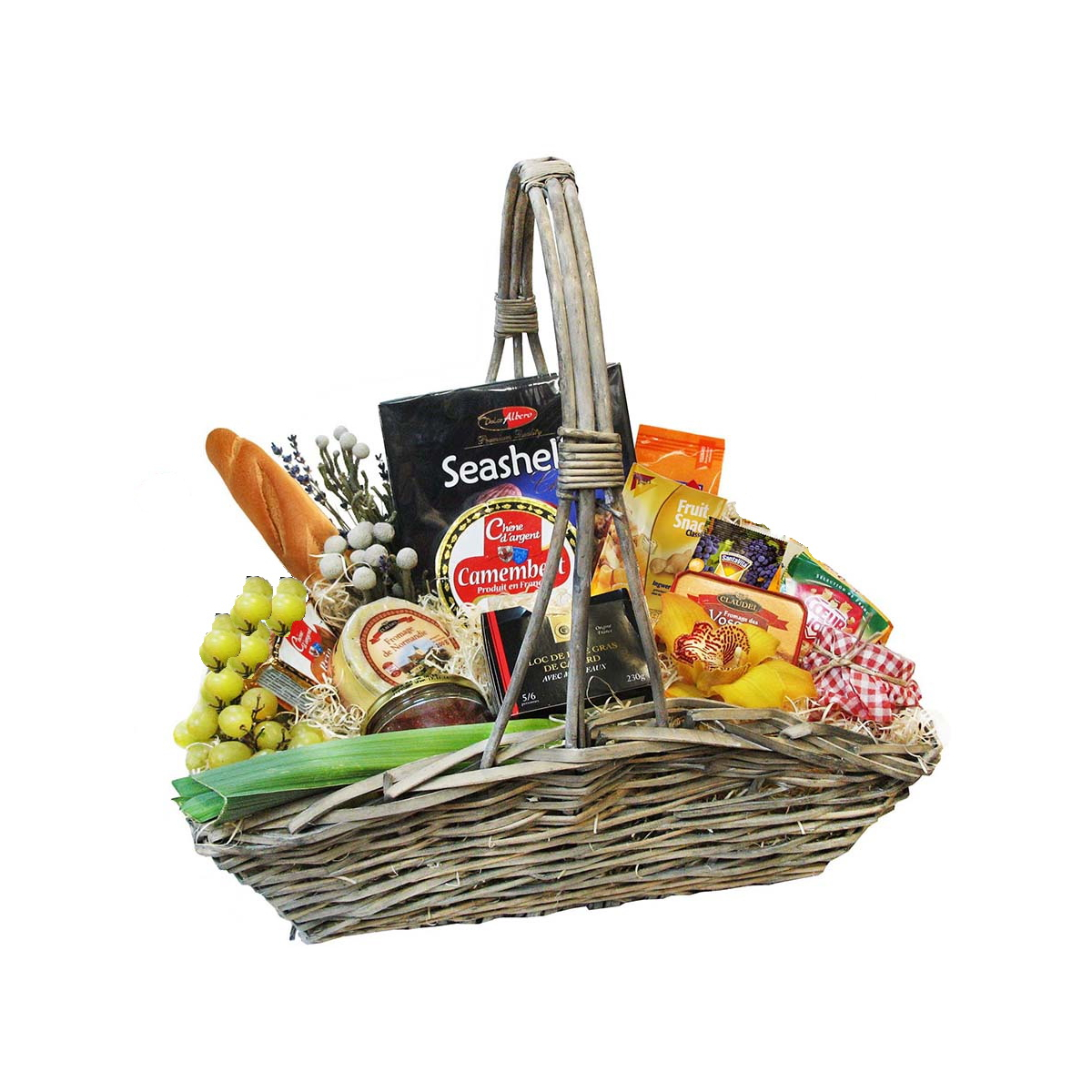 Корзина с фруктами "Из Парижа с любовью"