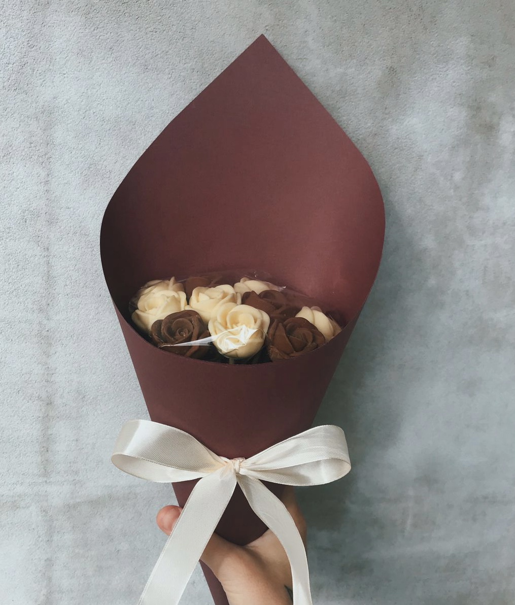 Букет Brown 11 шоколадных роз