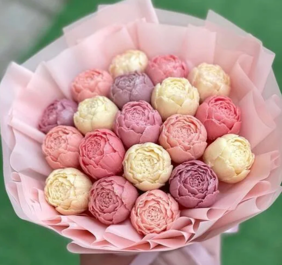 Букет 19 пионов Sweet