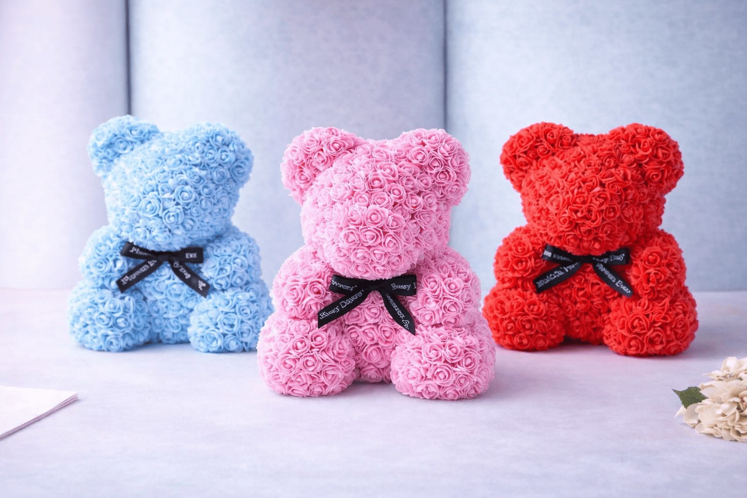 Мишки из роз