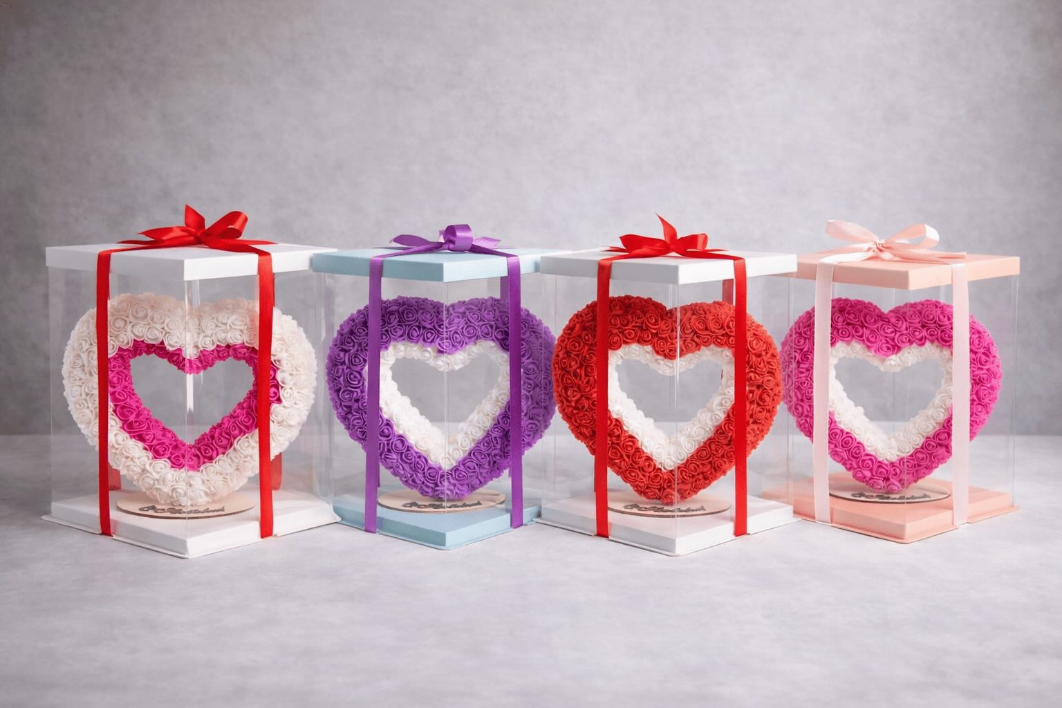 Сердца из роз