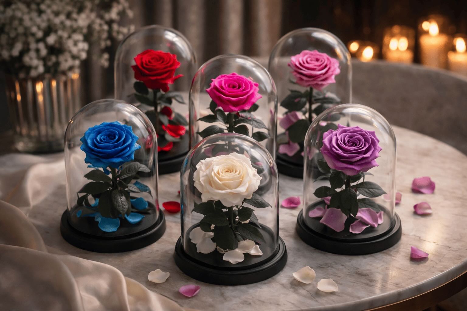 Розы в колбе