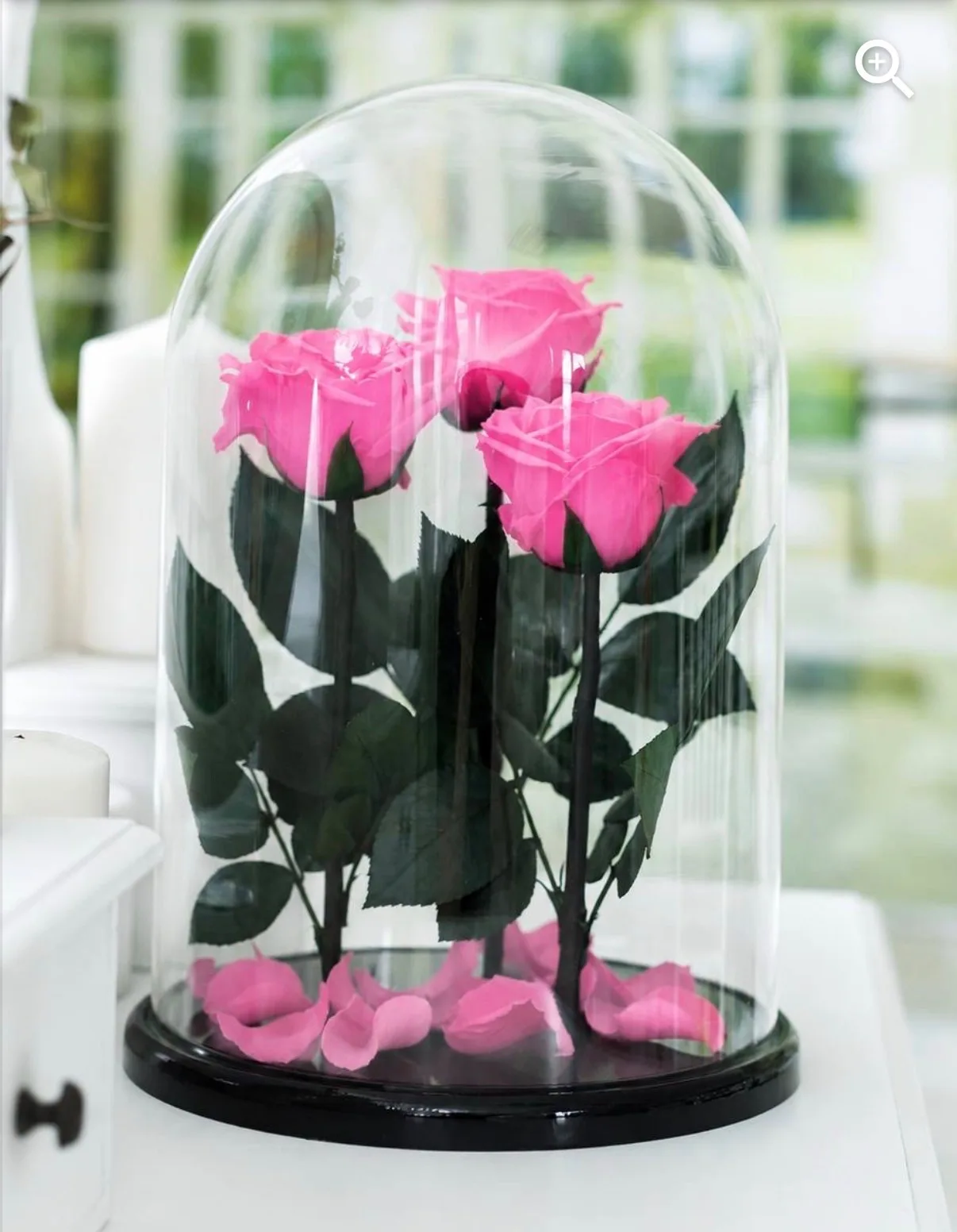Роза в колбе Trio Pink, Роза в колбе - Luxury Roses, СПб